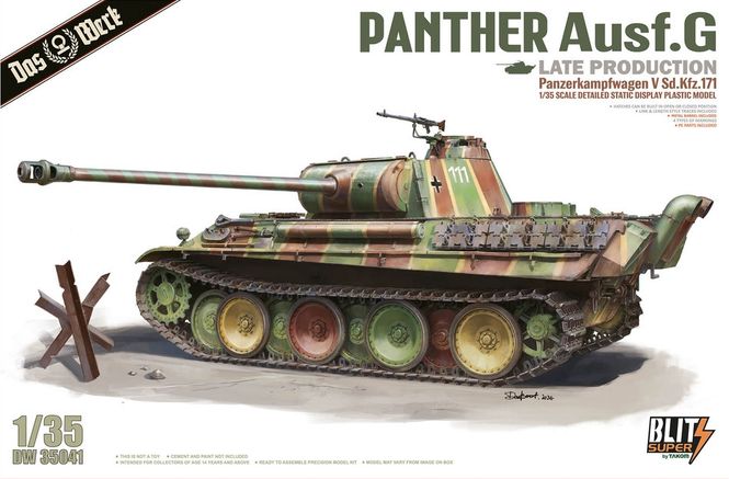 Hovedbilde Das Werk 1:35 - Panther Ausf. G Late Prod. - ...