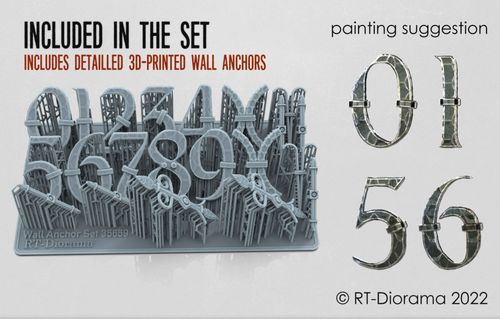 RT-Diorama 1:35 - 35659 Wall Anchor Set (Type 1)