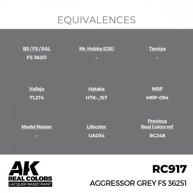 Hovedbilde RC917 Aggressor Grey FS 36251