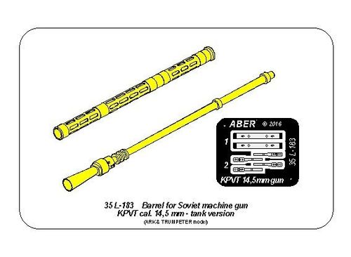 Barrel for KPVT machin gun - tank version