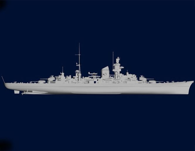 Hovedbilde Trumpeter 1:350 - German Cruiser Prinz Eugen 1945 ...