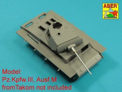 Germ.50mm KwK39L/60 Barrel Pz.Kpfw.IIIAusfJ, L,M.