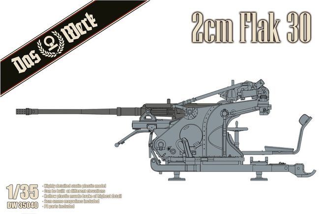 Hovedbilde Das Werk 1:35 - 2cm Flak 30 - Flugabwehrkanone