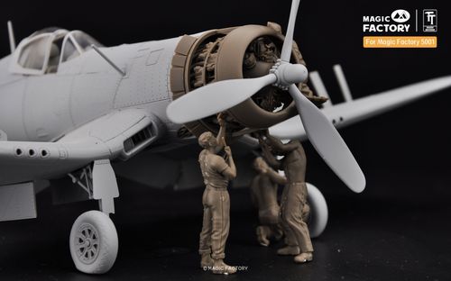 Magic Factory 1:48 - 7507 US WWII Ground Service Crew Set