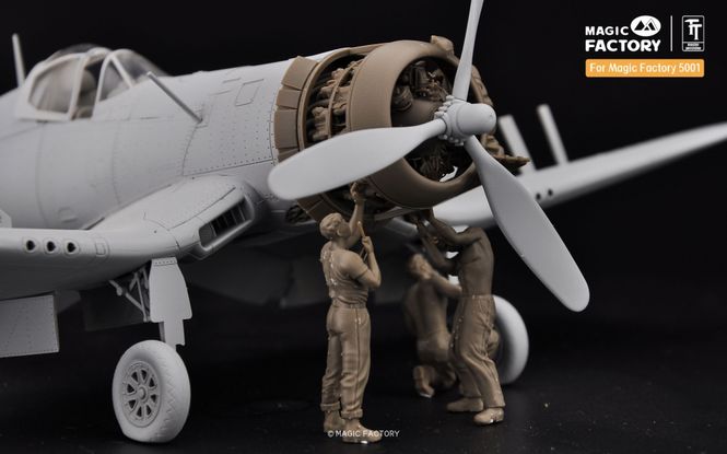 Hovedbilde Magic Factory 1:48 - 7507 US WWII Ground Service ...