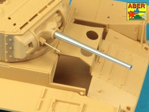 Early barrel for Valentine Mk.II to VII or Matilda Mk.III/IV with Besa MG barrel