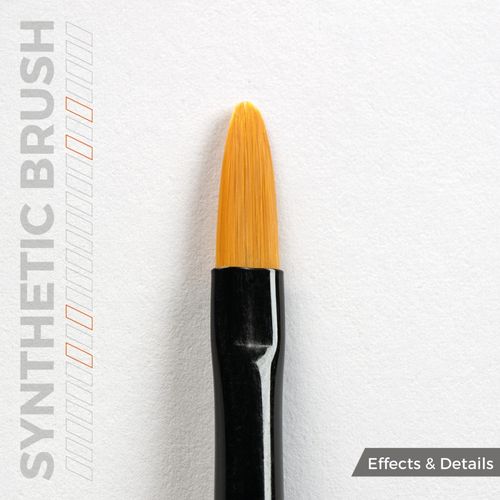 AK-Interactive B015 AK Synthetic Brush - Filbert 4