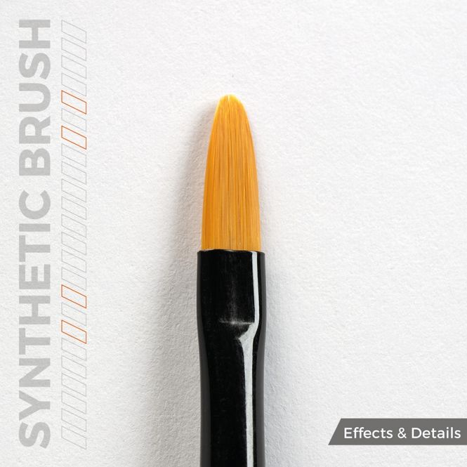 Hovedbilde AK-Interactive B015 AK Synthetic Brush - Filbert ...