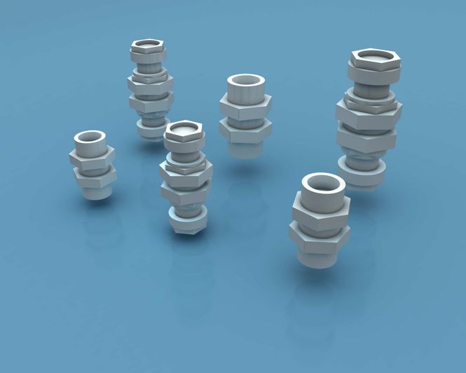 Hovedbilde ANYZ Line connectors (scale independent) 90pcs