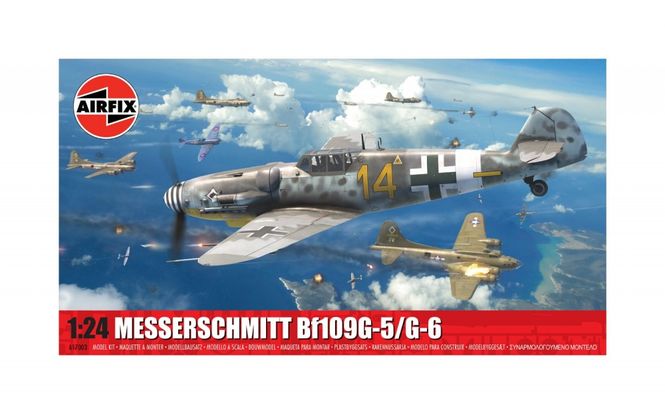 Hovedbilde Airfix 1:24 - Messerschmitt Bf109G-5/6 (A17003)