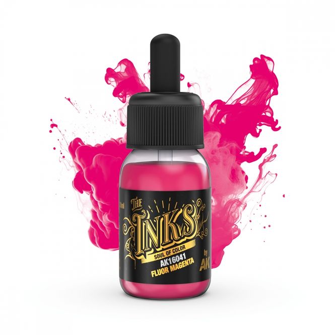 Hovedbilde AK The Inks - Fluor Magenta