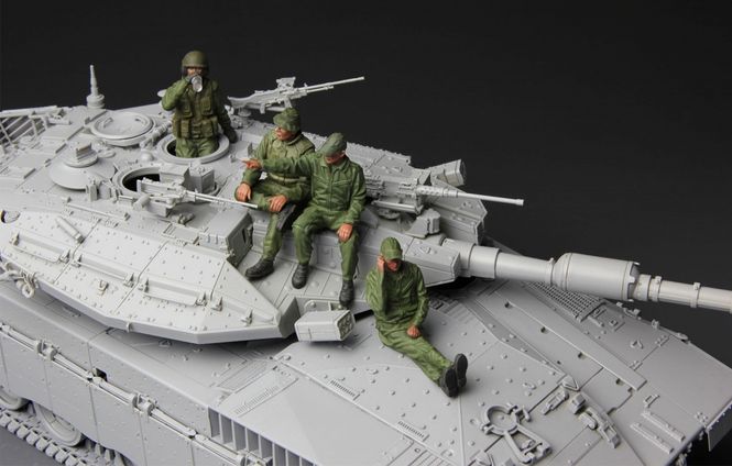 Main Image Meng Model 1:35 - IDF Tank Crew (HS-002)