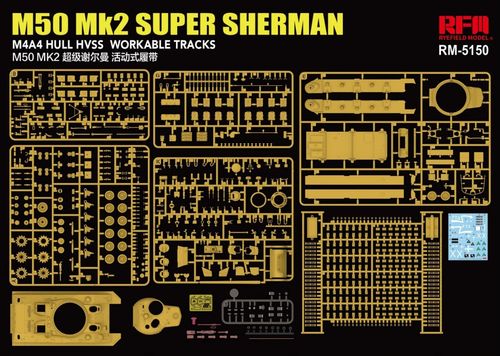 Rye Field Model 1:35 - M50 Mk.2 Super Sherman (M4A4) Standard Version (5150)