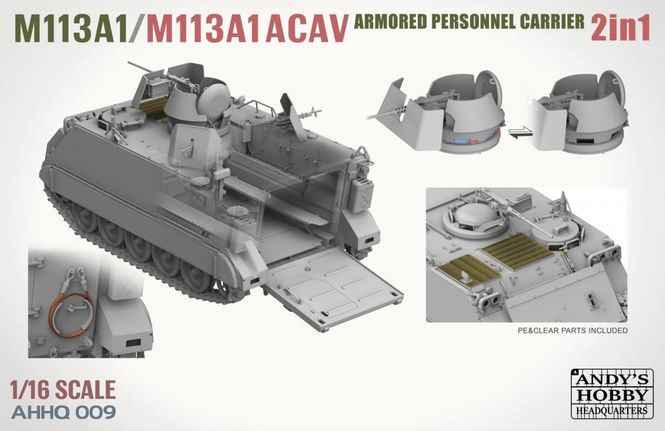 Hovedbilde AHHQ/Takom 1:16 - M113 U.S. Armored Personnel ...