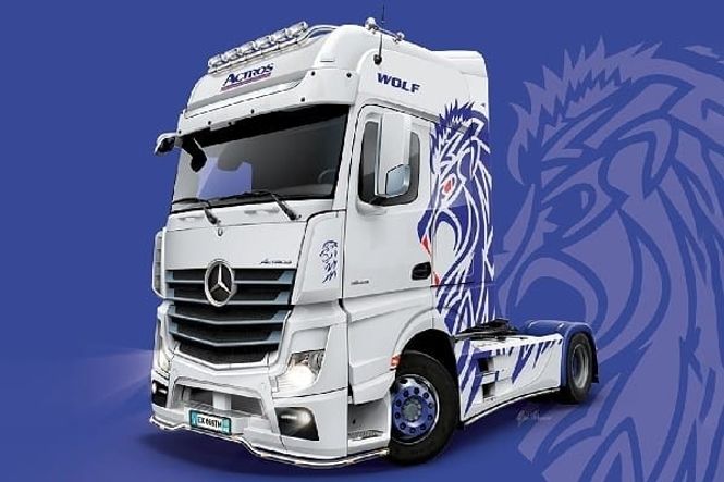 Hovedbilde Italeri 1:24 - Mercedes-Benz Actros MP4 Giga ...