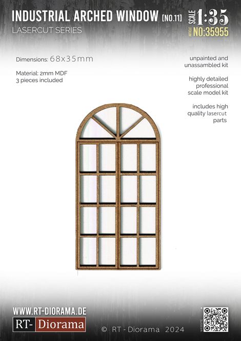 Hovedbilde RT-Diorama 1:35 - 35955 Lasercut Industrial ...