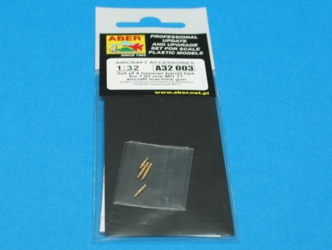Hovedbilde 4  barrels tips for MG 17 - Aber Models