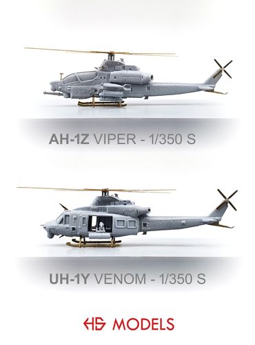 HS Models 1:350 - Bell AH-1 Z Viper