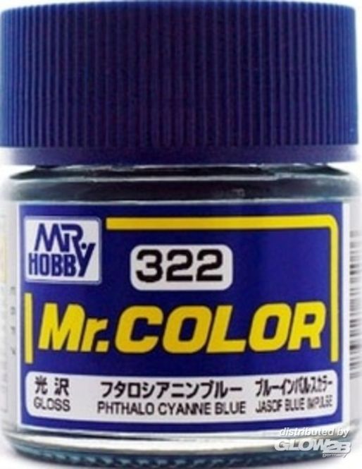 Hovedbilde Phthalo Cyanne Blue C322 - Mr. Color 10ml