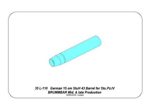 15cm  Barrel for BRUMBAR