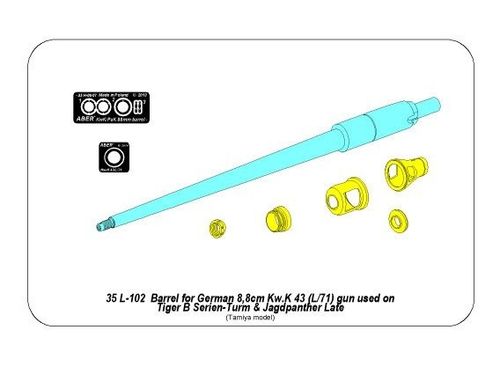 Barrel for 8,8cm Kw.K 43 for Jagdpanther Late