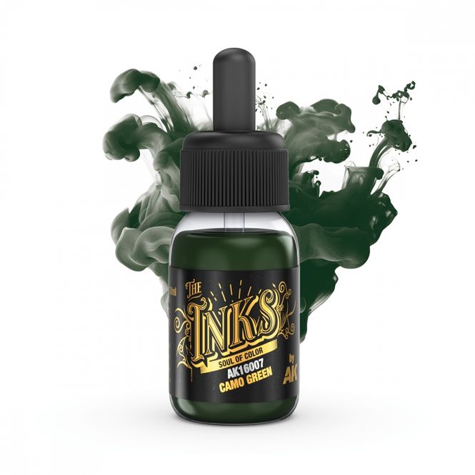 Main Image AK The Inks - Camo Green Acrylic