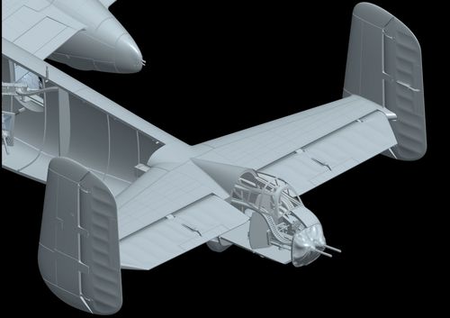 HK Models 1:32 -B-25J Mitchell Strafing Babes