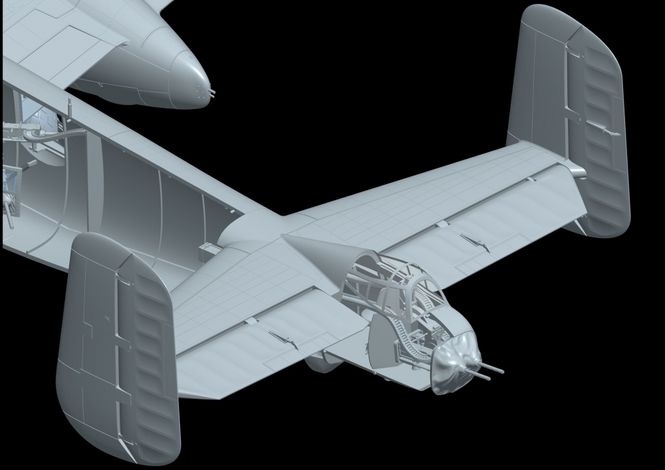 Hovedbilde HK Models 1:32 -B-25J Mitchell Strafing Babes