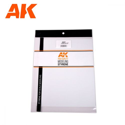 0.5mmthickness x 245 x 195mm - STYRENE SHEET