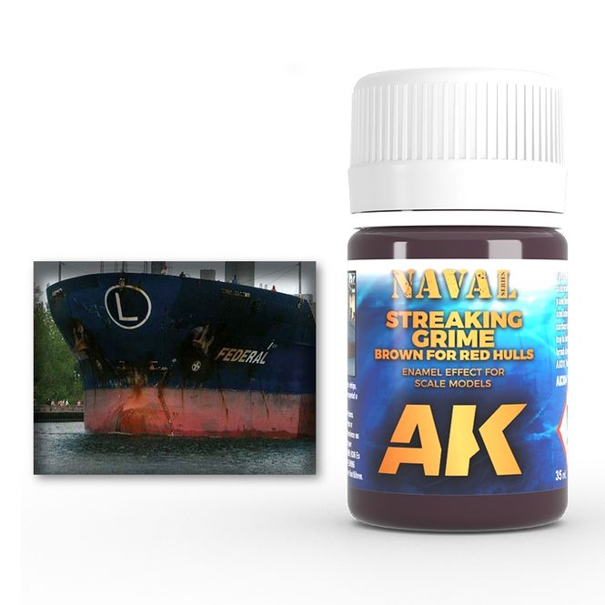 Hovedbilde AK-Interactive AK304 Brown Streaking Grime for ...