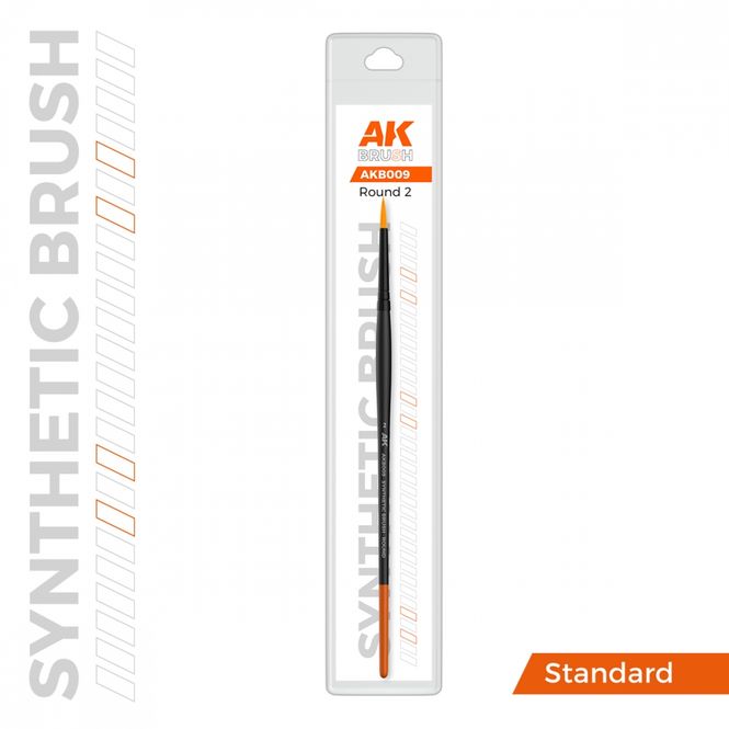 Hovedbilde AK-Interactive B009 AK Synthetic Brush - Round 2