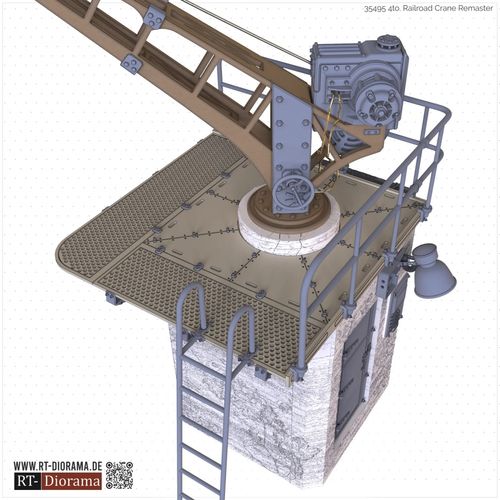 RT-Diorama 35495 4to. Railroad Crane (1:35)