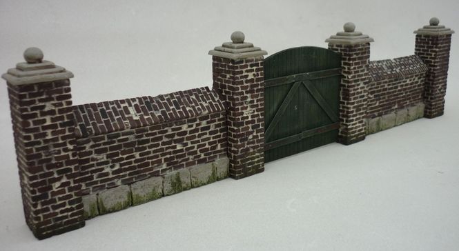 Main Image RT-Diorama 35244 Park Wall with Gate (1:35)