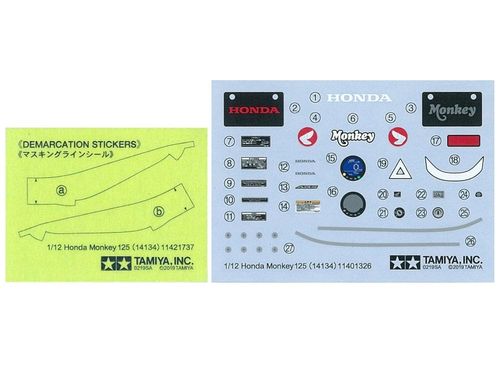 Tamiya 1:12 - Honda Monkey 125 (14134)