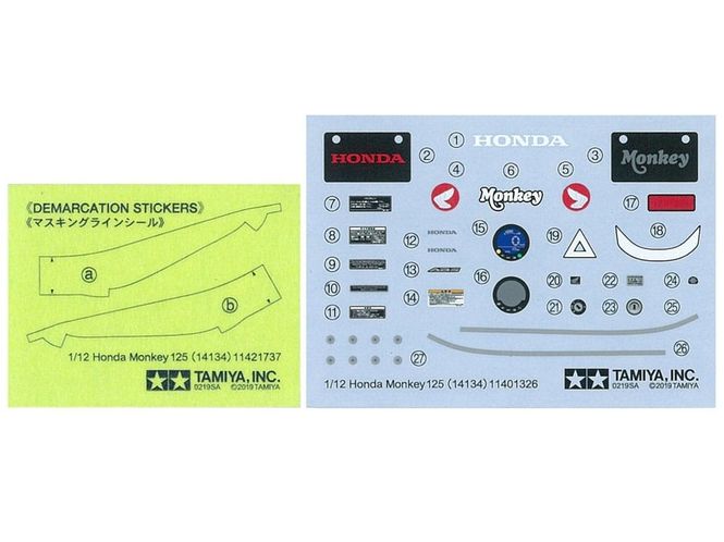 Hovedbilde Tamiya 1:12 - Honda Monkey 125 (14134)