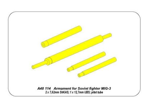 Armament for MIG-3 - Aber Models
