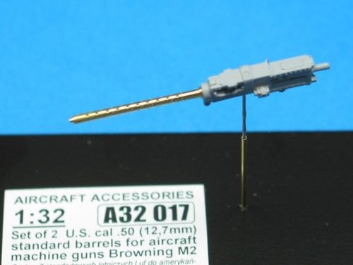 2 standard barrels for aircraft Browning M2 - Aber Models