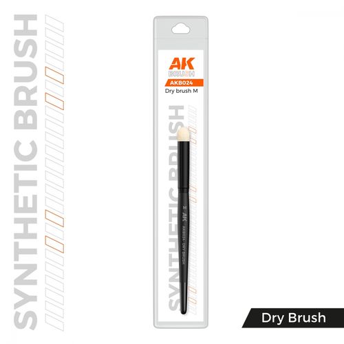AK-Interactive B024 AK Synthetic Brush - Dry Brush - M