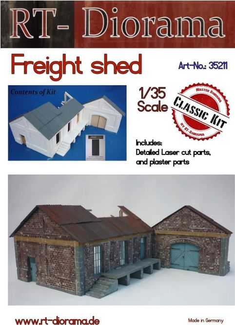 Main Image RT-Diorama 35211 Freight Shed (Modular System) ...