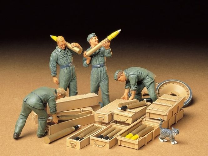 Hovedbilde Tamiya 1:35 - 35188 German Tank Ammo-Loading Crew ...
