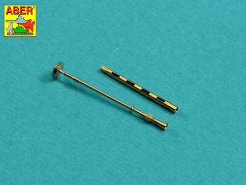 Set of 2  barrels for British Browning .303 aircraft machine guns with  flash hiders - Aber Models