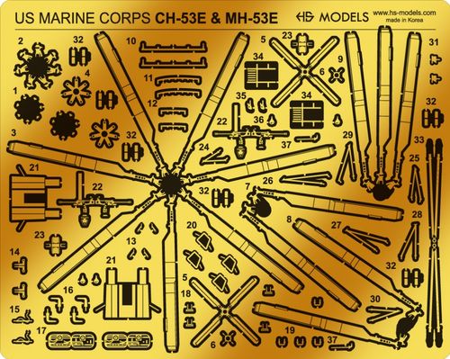 HS Models 1:350 - Sikorsky CH-53 E Super Stallion