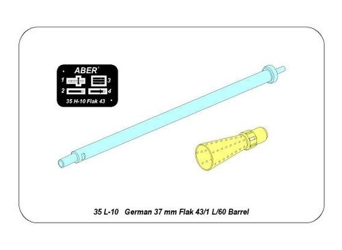 German 37mm Flak 43/1 L/60 Barrel
