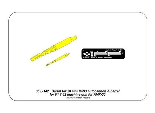 Barrel  20 mm and 7,62 for AMX-30