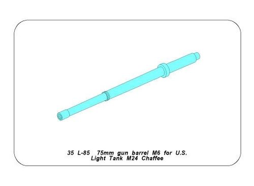 Barrel for  M24 Chaffee