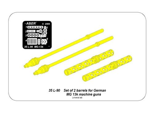 Set of barrels for MG 13k