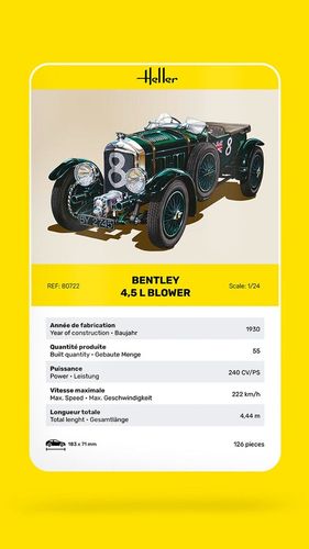 Heller 1:24 - Bentley 4,5 L Blower (80722)