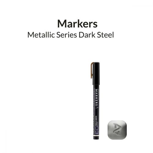 Gaahleri Metallic Series Marker - Dark Steel