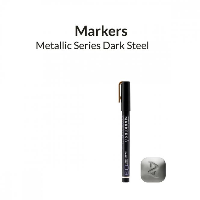 Hovedbilde Gaahleri Metallic Series Marker - Dark Steel