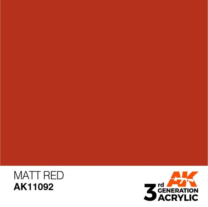 Hovedbilde Matt Red 17ml
